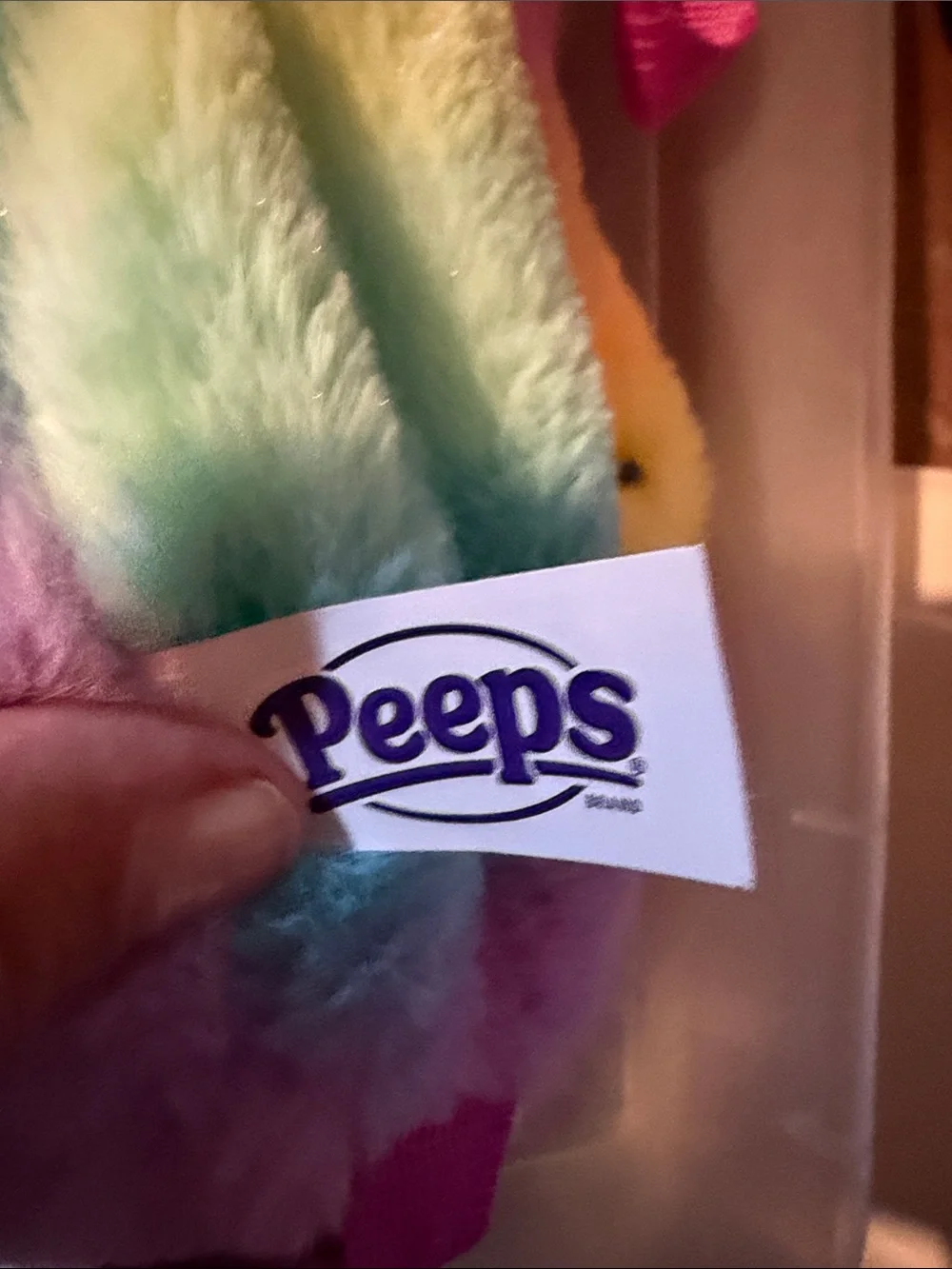 Official peep backpack. Zippered space inside roomie.